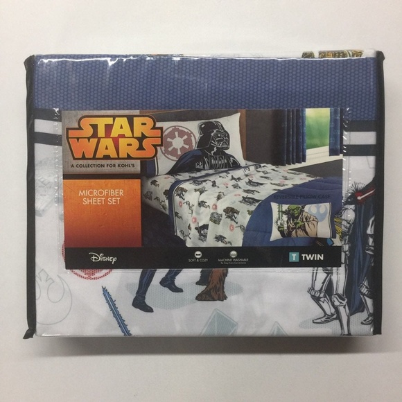 Disney Other - Disney Star Wars Microfiber Sheet Set - Twin